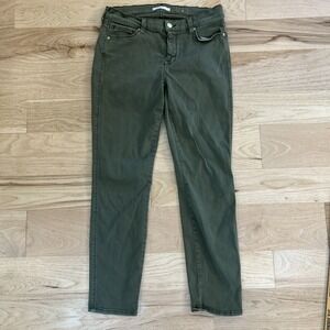 Y2K 7 For All Mankind. Low Rise Slim Leg Olive Green Size 31